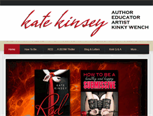 Tablet Screenshot of katekinsey.com